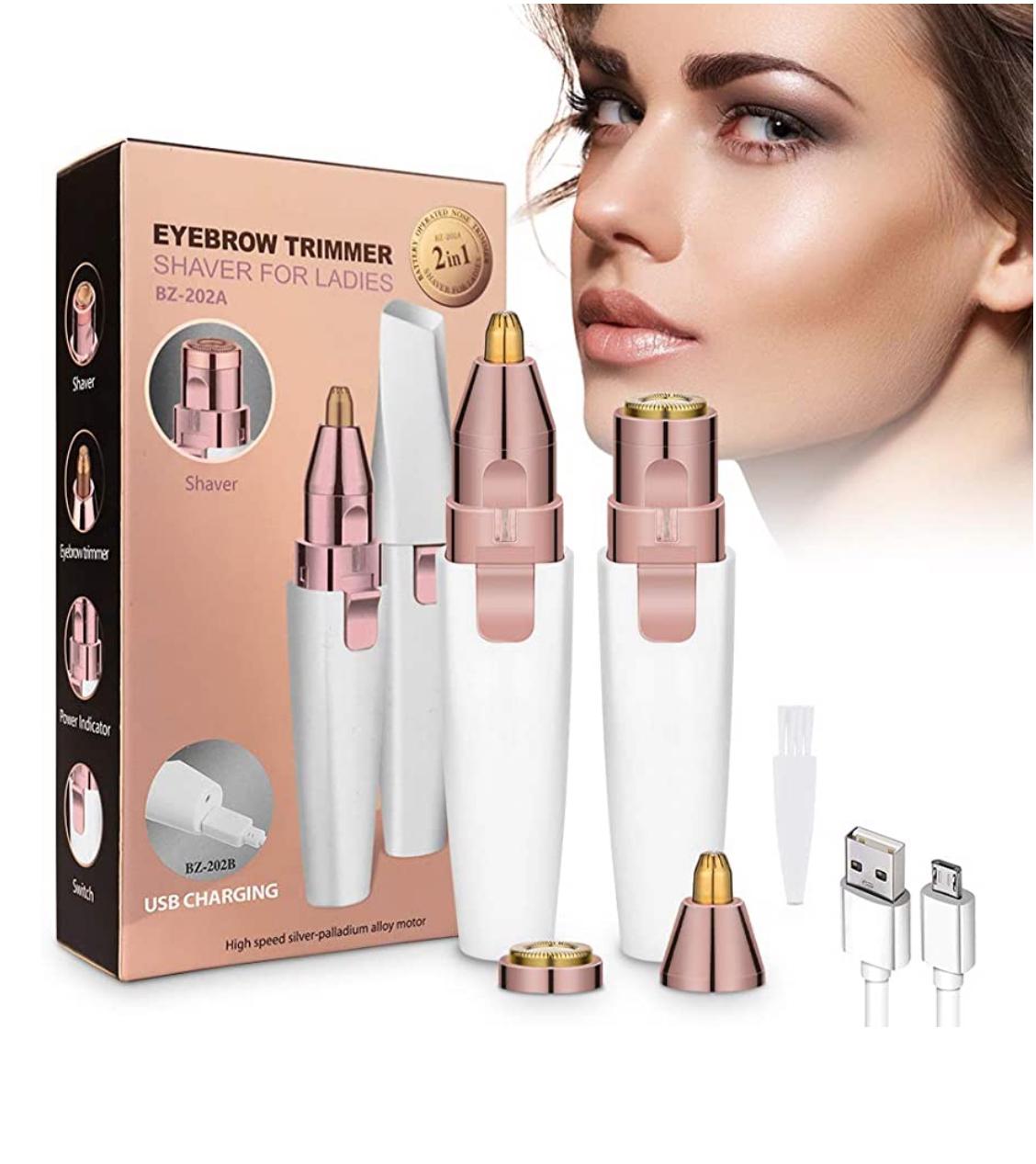 2-in-1 Eyebrow Trimmer,