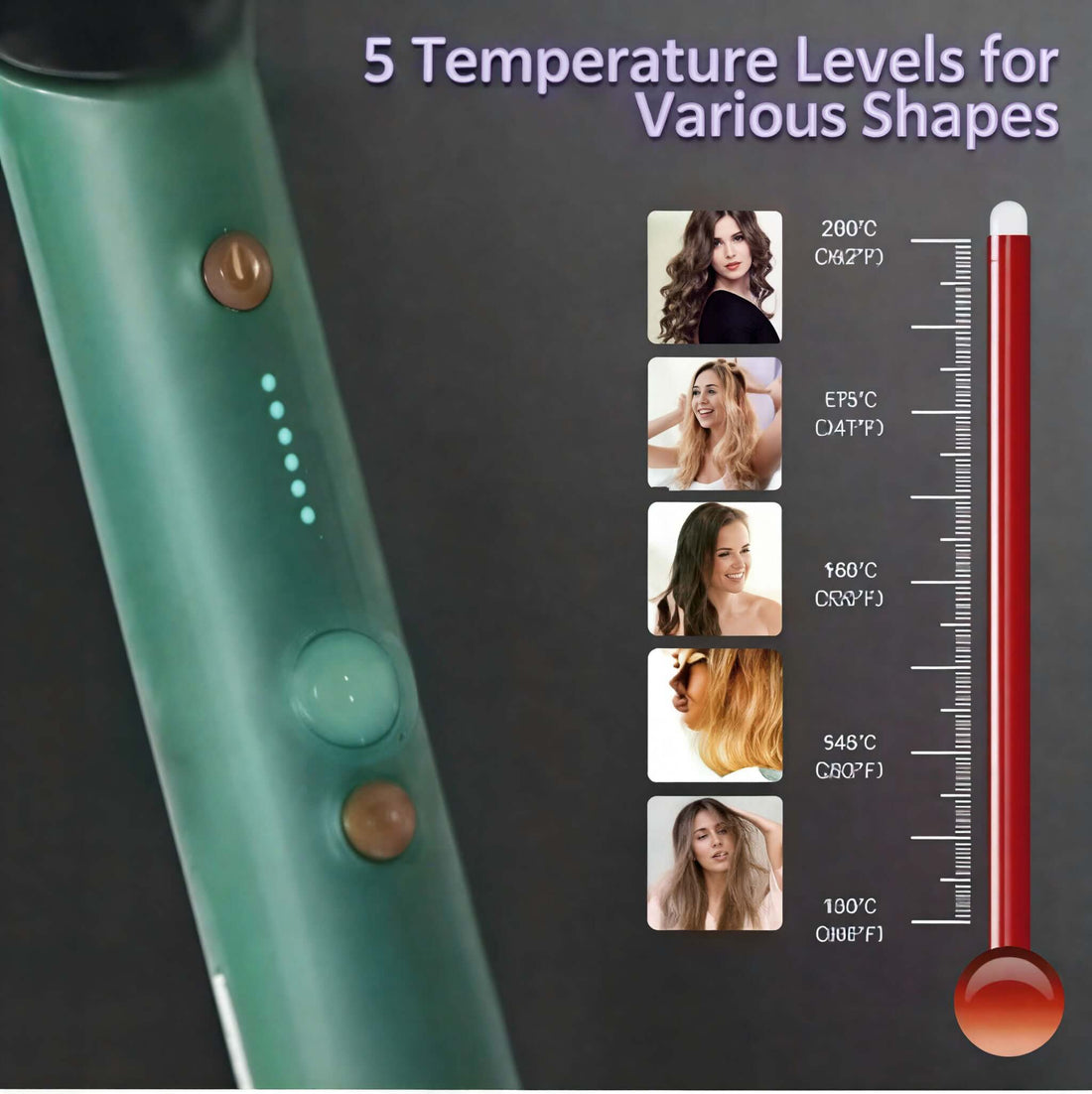 Portable Hair Straightener Brush