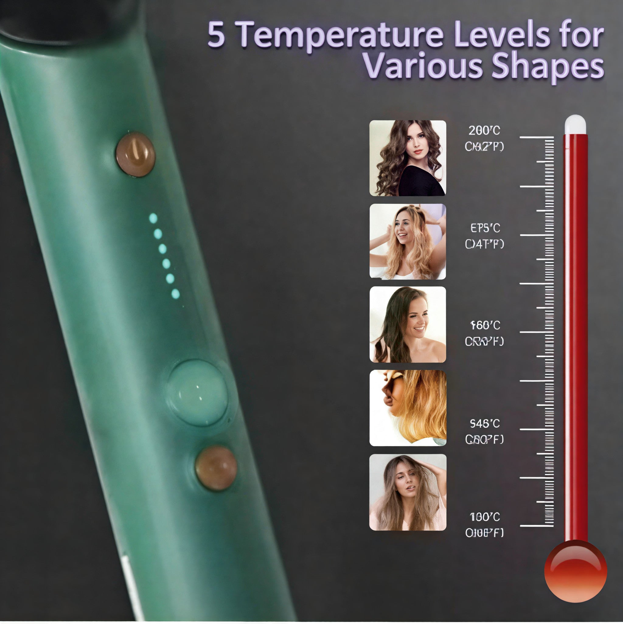 Portable Hair Straightener Brush